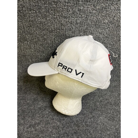 Titleist TOUR FEATHERWEIGHT SNAPBACK ADJUSTABLE Golf Hat Cap, White NWT - Picture 3 of 5